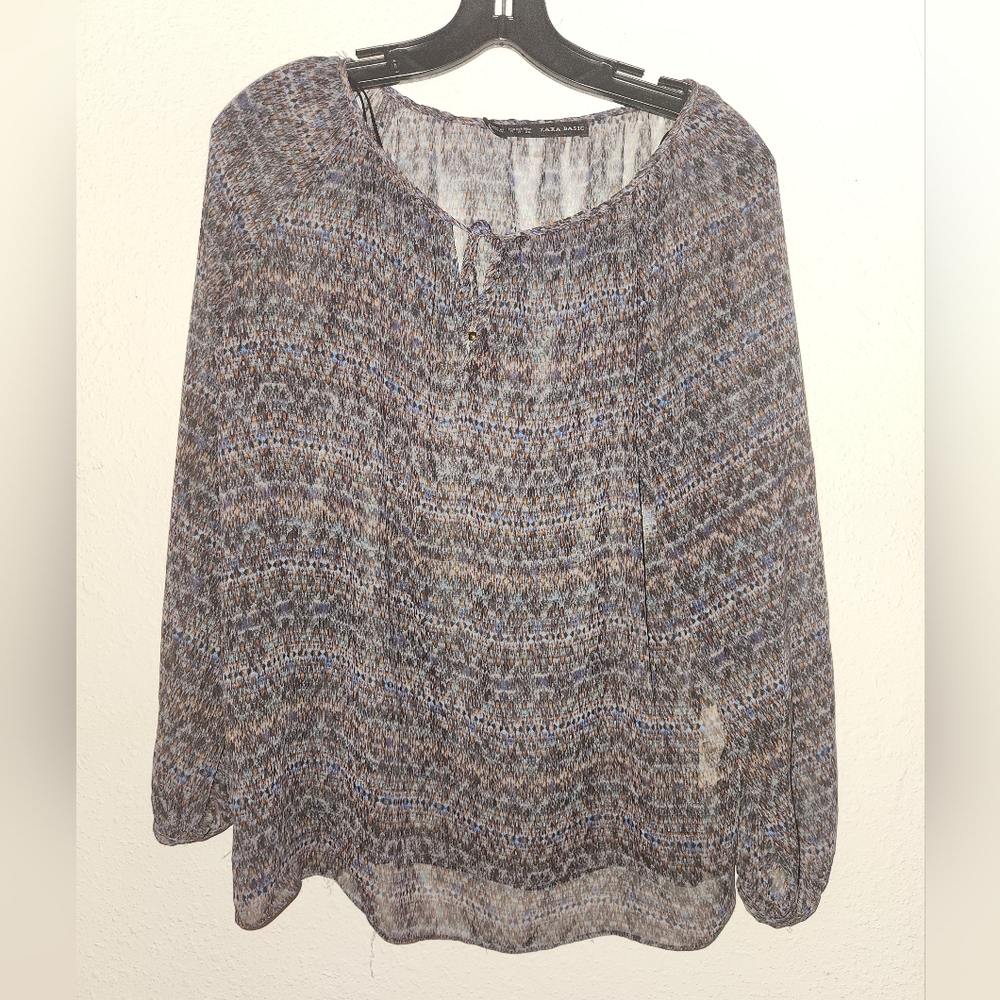Zara Basic Blouse size small